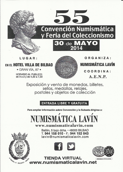 30 de Mayo Próxima convención en NH Villa de Bilbao. Conv55peque