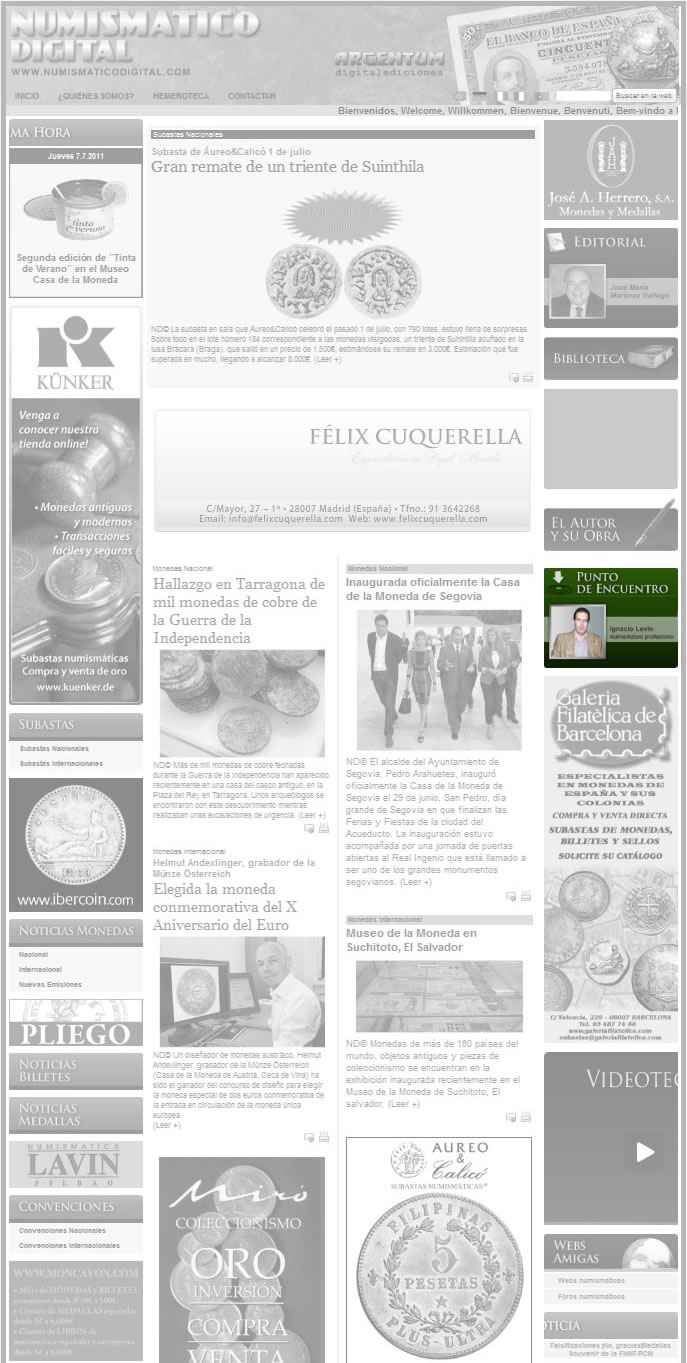 Numismática Lavín Entrevista