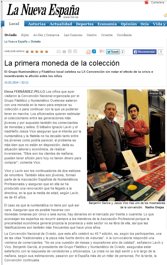 Convención Oviedo  2014 - Reseña periodística
